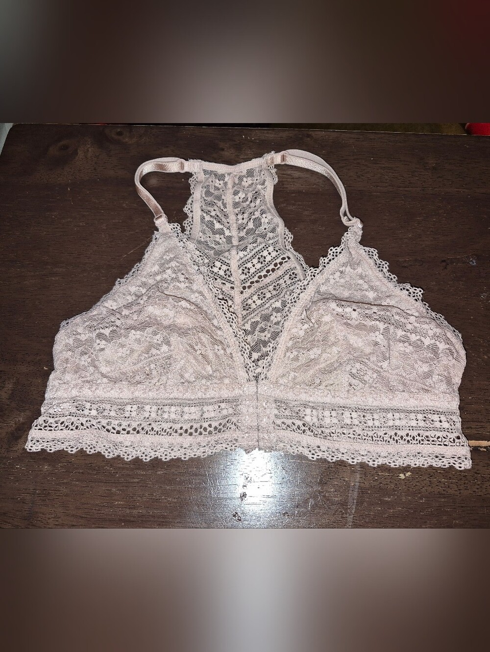 Victoria's Secret Light Pink Racerback Bralette Size Small